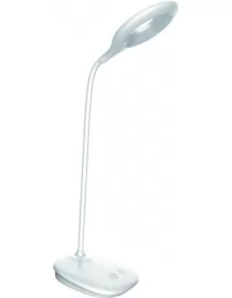 Светодиодный настольный светильник Luxel  6W IP20 (белый)+USB,ночник (TL-04W)